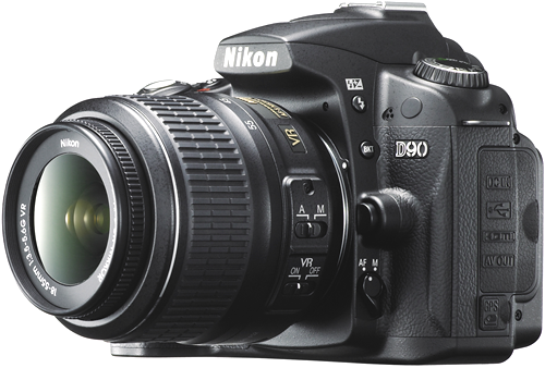 Nikon D90 снимает видео