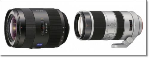 Sony анонсирует два объектива - 70-400/4-5.6 и Carl Zeiss 16-35/2.8