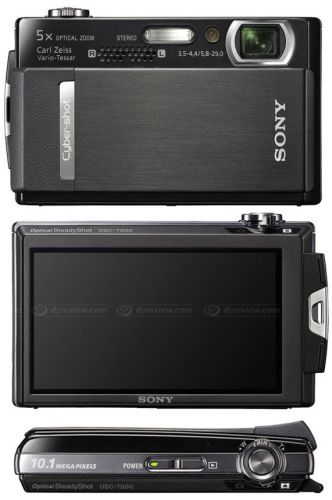 Sony Cyber-shot DSC-T500 с функцией записи HD-видео